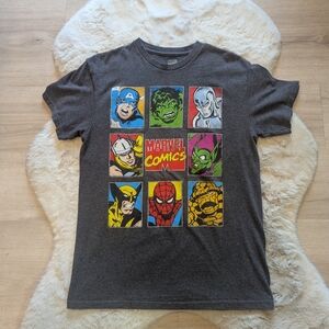 Marvel Comics Gray Short Sleeve Tee